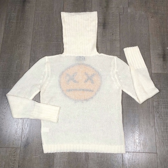 WILDFOX Women’s Knitted Turtleneck Sweater Size XS - Picture 2 of 5